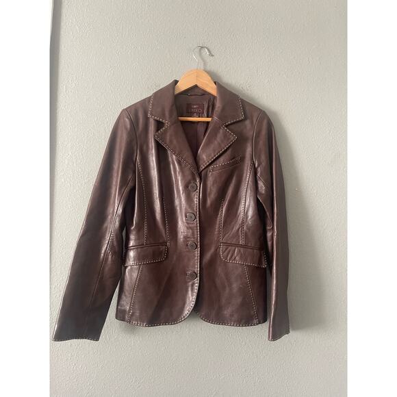 VAKKO Leather Jacket‎ - Picture 1 of 6